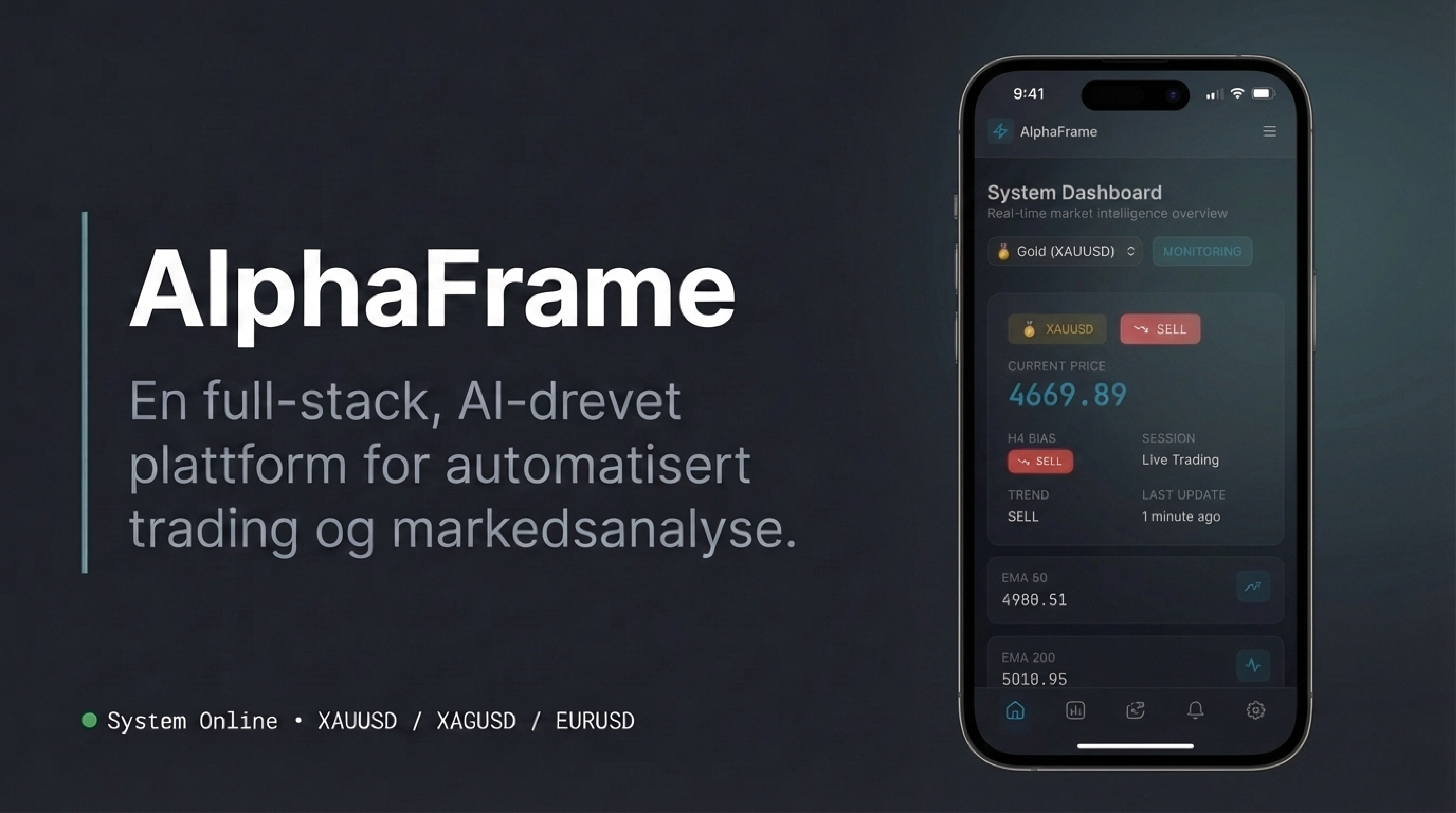 AlphaFrame Presentation Slide 1